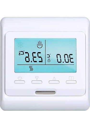 Novahub Wi-fi Programlanabilir Akıllı Termostat Dahili Sensör Lcd Ekranlı Dijital Sıcaklık Kontrol Cihazı App Uzaktan Kumanda