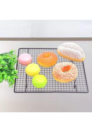 Homyl Soğutma Rafı Izgarası Tel Raf Pişirme Aracı Yapışmaz Gosterildigi Gibi