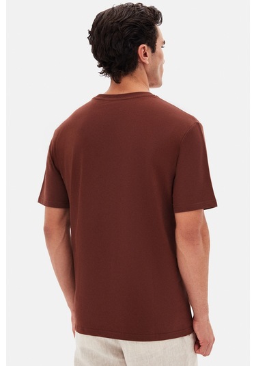 Twn Slim Fit Kahverengi Baskılı T-shirt 4ec14ort12025 Kahve Twn Slim Fit Kahverengi Baskılı T-shirt 4ec14ort12025 Kahve