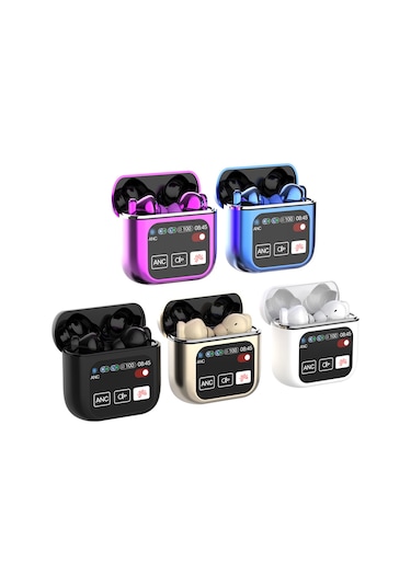 Teltree Se 60 In-ear Bluetooth Kulaklık Mavi - Anc+enc Gürültü Engelleme, 1.83" Dokunmatik Ekran, 6 Saat Kullanim Süresi, V5.4 Bt, Ip4 Su Geçirmezlik