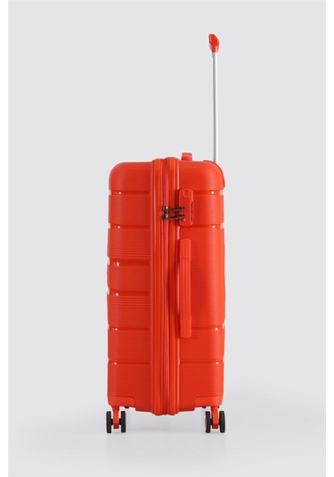 Ççs 5247 Polipropilen Büyük Boy Valiz Turuncu