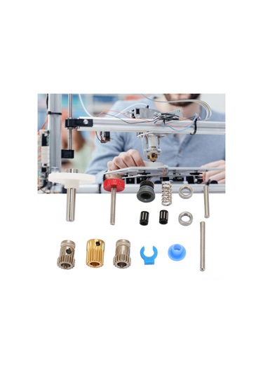 Dianziye Voron 0.1/2.4, Prusa, Bowden, Sherpa Eşitlemleri İçin 15 Parça Dayanıklı Alaşımlı Çelik Ekstruder Çift Dişli Seti - 3d Yazıcı Donanım Aksesuarı
