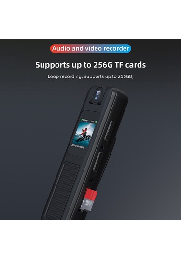 Vkemall H85 1080p Dönebilir Lensli , Gece Görüşlü, Manyetik Klipsli, Uzun Pil Ömrü, Otg Bağlantı Destekli