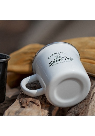 Pazly Shanqu Taşınabilir Soğuk İçecek Bardağı, Beyaz, 350ml, Paslanmaz Çelik, Piknik Barbekü Kamp Kupası Beyaz