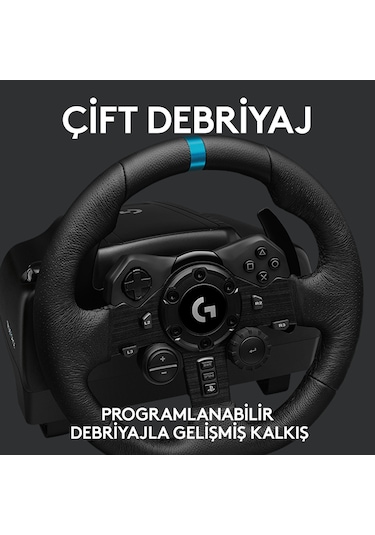 Logitech G923 Ps5. Ps4 Ve Pc Ile Uyumlu Yarış Direksiyonu Ve Ped