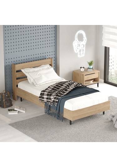 Robin Home Lidya  Metal Ayaklı Tek Kişilik Karyola 100 x 200 CM Sepet