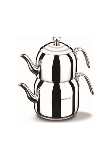 Korkmaz A058 Droppa Mega Çaydanlık Takımı Gri