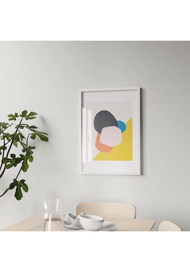 Beyaz Çerçeve, Beyaz, 50x70 Cm