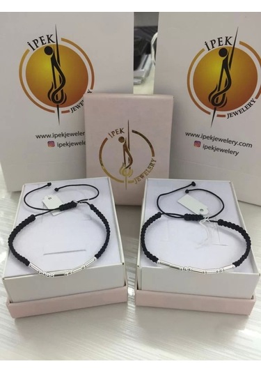 İpek Silver 925 Ayar Gümüş Mors Alfabesi Bileklik