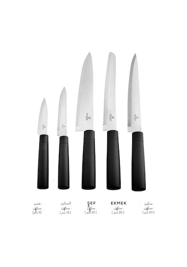 Karaca  Roscar Inox Standlı 6 Parça Bıçak Seti
