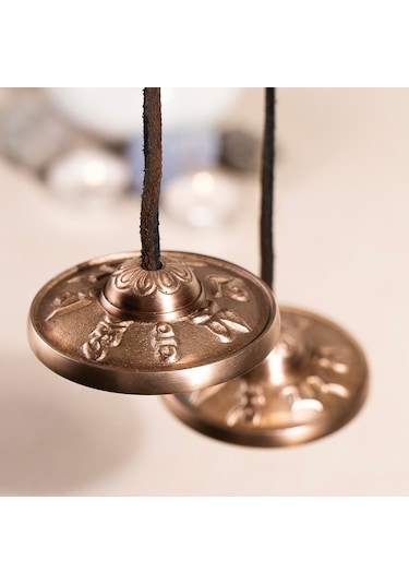 Mantra Tınısı Temalı Tingsha Meditasyon Çanı