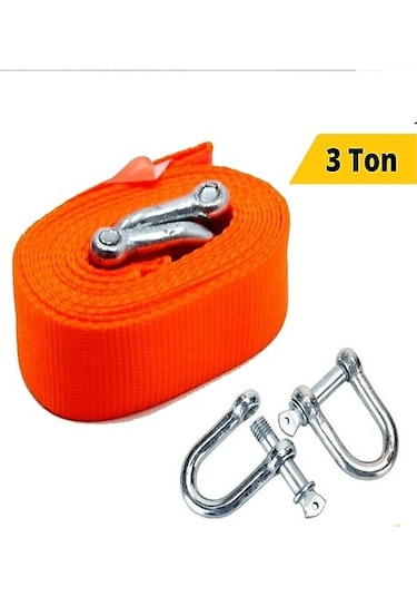 Kumaş Çeki Çekme Halatı 3 Ton 3 M N11.236