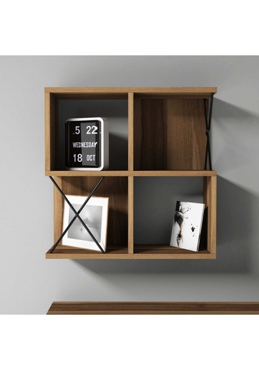 Variant Variant Extra Duvar Rafı - Ceviz