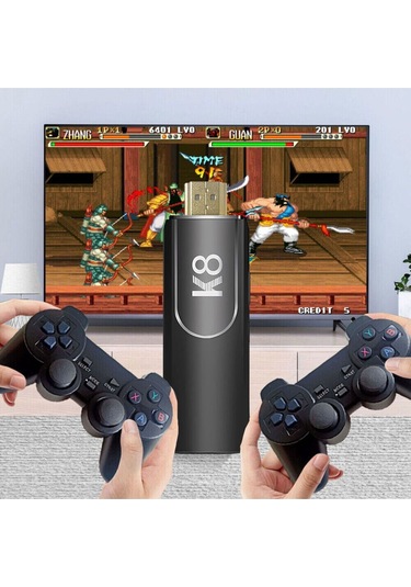 K8 4k Hdmi 10000+ Oyunlu Çift Kol 3d Retro Arcade Oyun Konsolu