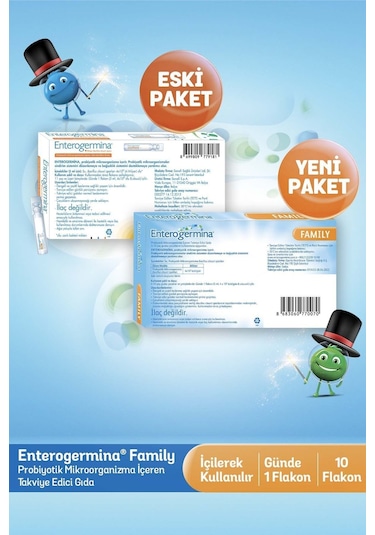 Enterogermina Family 5 Ml 10 Flakon 3 Adet