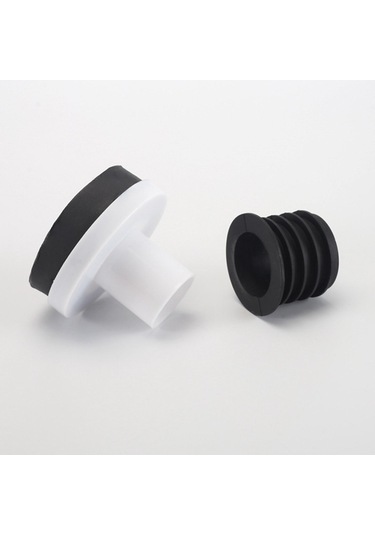 Suntek Tuvalet Flanş Halkası Pratik Drenaj Geri Akış Siyah