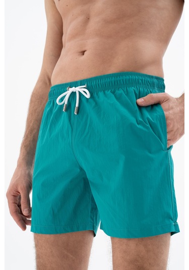 Arma Erkek Regular Fit Basic Mayo Deniz Şortu Y25525277901 Yeşil