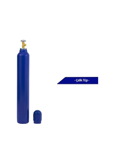 Çelik Oksijen Tüpü 10 L