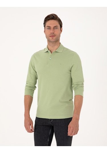 Pierre Cardin Erkek Çağla Sweatshirt 50314048-vr016 Çağla