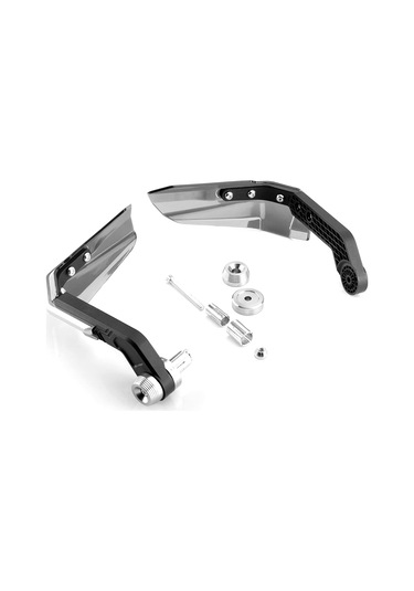 Mavi Motosiklet El Korumaları, 78 "" Gidon İçin Eloksallı Motosiklet El Korumaları Rüzgar Koruyucu Evrensel,