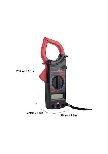 Pens Ampermetre Dt266 Dijital Ekranlı Dt-266 Pensampermetre