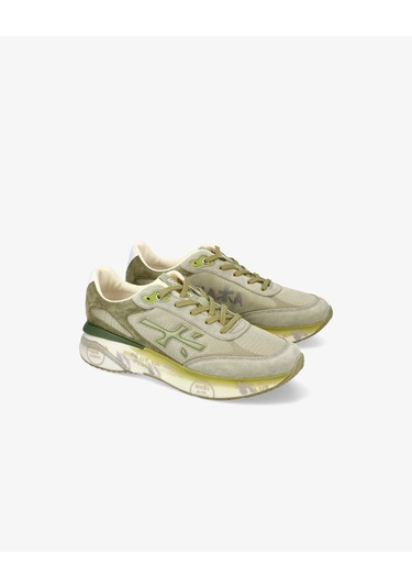 Premiata Sneakers Moerun 7303 Bej - Yeşil - Gri