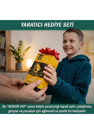 Beavercraft Dıy05 Ayı Figürü Ahşap Oyma Hobi Seti