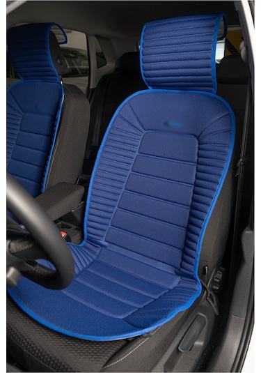 Hyundai Grandeur Oto Koltuk Minderi Ön 2'li Set Mavi Bumerang Serisi Scr