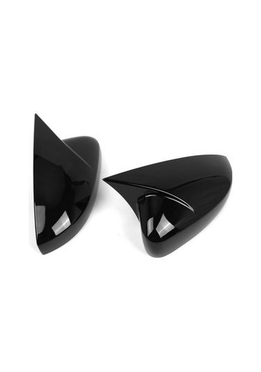 Ulzyvf Vw Polo Mk6 2009-2017 Abs Yan Ayna Kapakları - 2 Adet Siyah 6r0857537b/6r0857538b