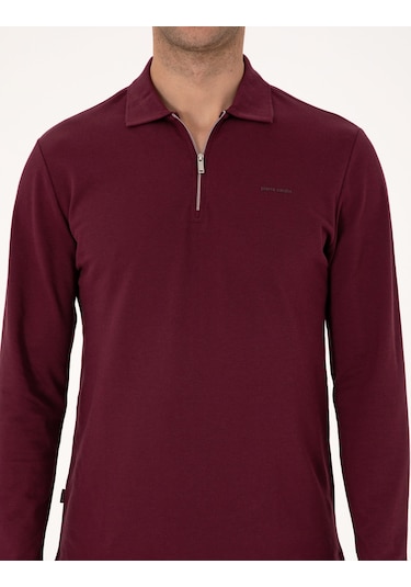 Pierre Cardin Erkek Bordo Sweatshirt 50314046-vr014 Bordo
