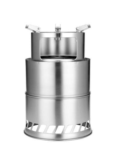 Yumru Açık Kamp Fırın Sonu Yıkılabilir Odun Sobaları Taşınabilir Piknik Barbekü Sobaları Çapraz 1 Çok Renkli