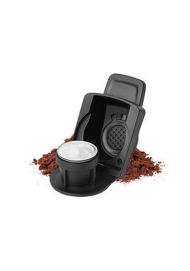 Espresso Için Yeniden Kullanılabilir Kahve Kapsülleri A Siyah Diğer