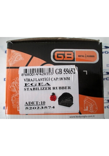 52023574 Viraj Demir Lastiği 18.mm. Egea GB