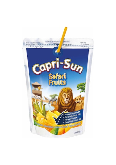 Capri-Sun Safari Fruits Karışık Meyveli İçecek 200 ML