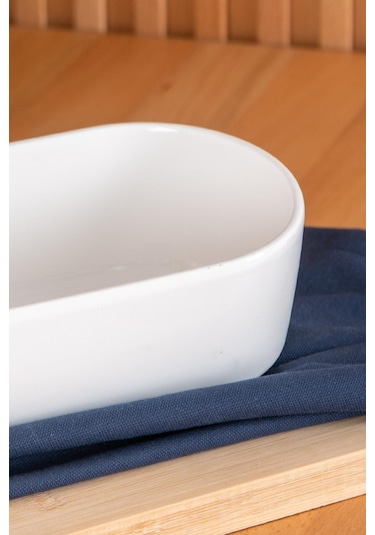 Acar Bianco Perla Oval Salata Kase - 26 Cm