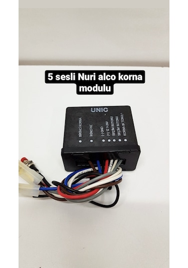 İq Nuri Alço Korna Modülü Butonlu Elektrikli Korna N11.715
