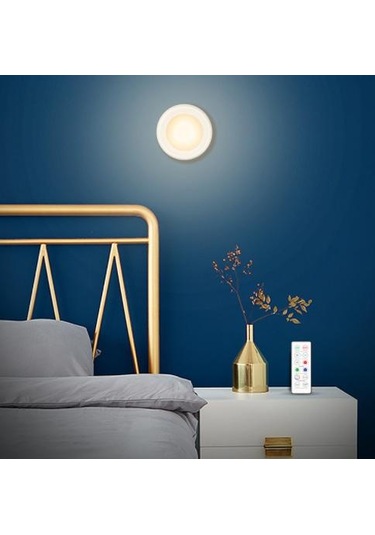 Inf Led Spot Seti 2 Pratik Uzaktan Kumandayla 6 Şık Işık Diğer