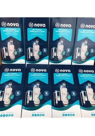 Nova Klozet İç Takım Basmalı Beyaz