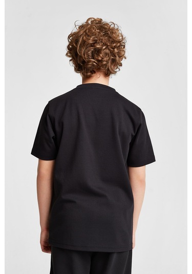 Lescon Çocuk Kısa Kol T-shirt 25s-3260-25n Siyah