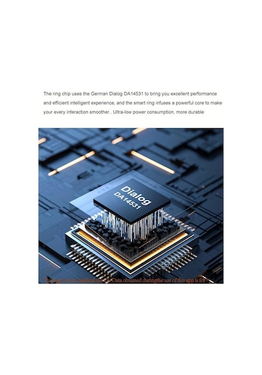 Geeroyoo Akıllı Yüzük Kalp Atımı/oksijen Uyku Sağlığı İzleyici Fotoğraf Çekme Spor Adım Sayacı Su Geçirmez Yüzebilir Sr01 7 Numara 7