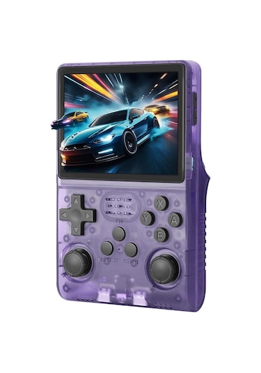 Schitec Retro Arcade R40s Pro Taşınabilir El Atari Konsolu 30.000 Oyunlu 98gb Mor