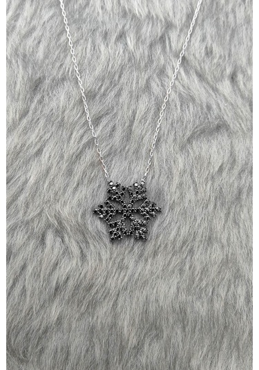 Chavin Silver Kar Tanesi Zirkon Taşlı Gümüş Kolye Dy69byx Gümüş