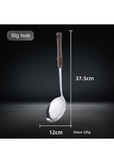 Hanyang 201 Paslanmaz Çelik Tencere Spatula Mutfak Eşyaları Spatula Çorba Kepçesi Huni Tencere Seti Altı Takım 37.5cmx12cm
