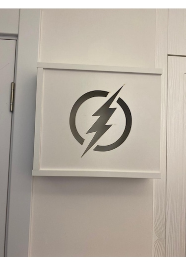 Elektrik Pano Gizleme Kutusu 35 X 40 Cm Şimşek Desenli