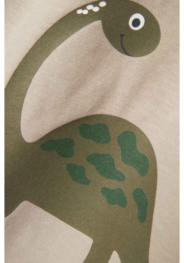 Name It Nmnbarry Nreg Ls Top Kahverengi Unisex Çocuk Kısa Kol T-shirt Kahverengi