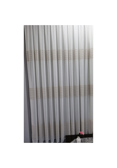 Livoras Home Dantel Julia Tül Perde beyaz