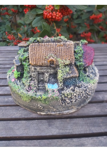 Dekoratif Yazlık Evler Saksı