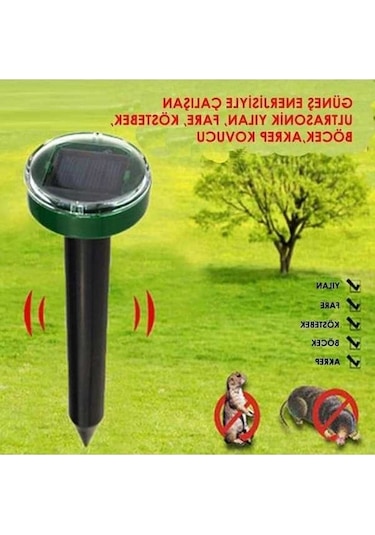 Maoyaya Ulzz Solar Güneş Enerjili Akrep, Köstebek, Yılan Fare Kovucu 900