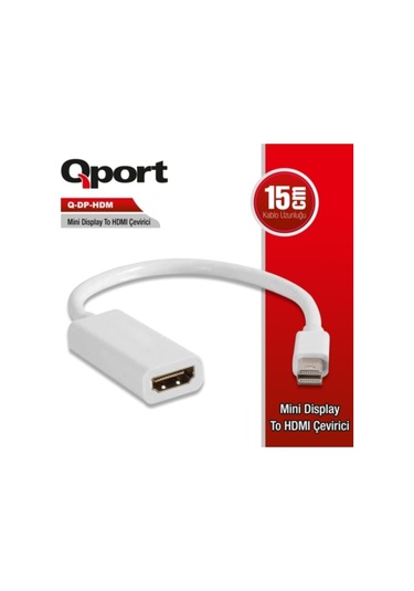 Qport Q-Dp-Hdm 15Cm Mini Display To Hdmı Çevirici