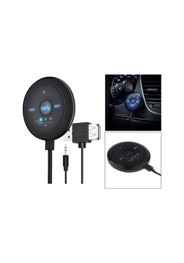 Suntek 2'si 1 Arada Fm Bluetooth 5.0 Verici Alıcı Aux Ses